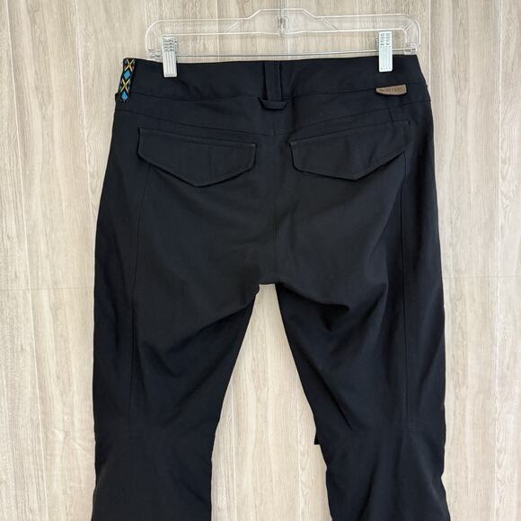Burton Pants Women Sz S Black Snow/Ski Flare Vented Lined Dry ride Adjustable - Picture 8 of 16